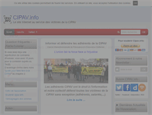 Tablet Screenshot of cipav.info